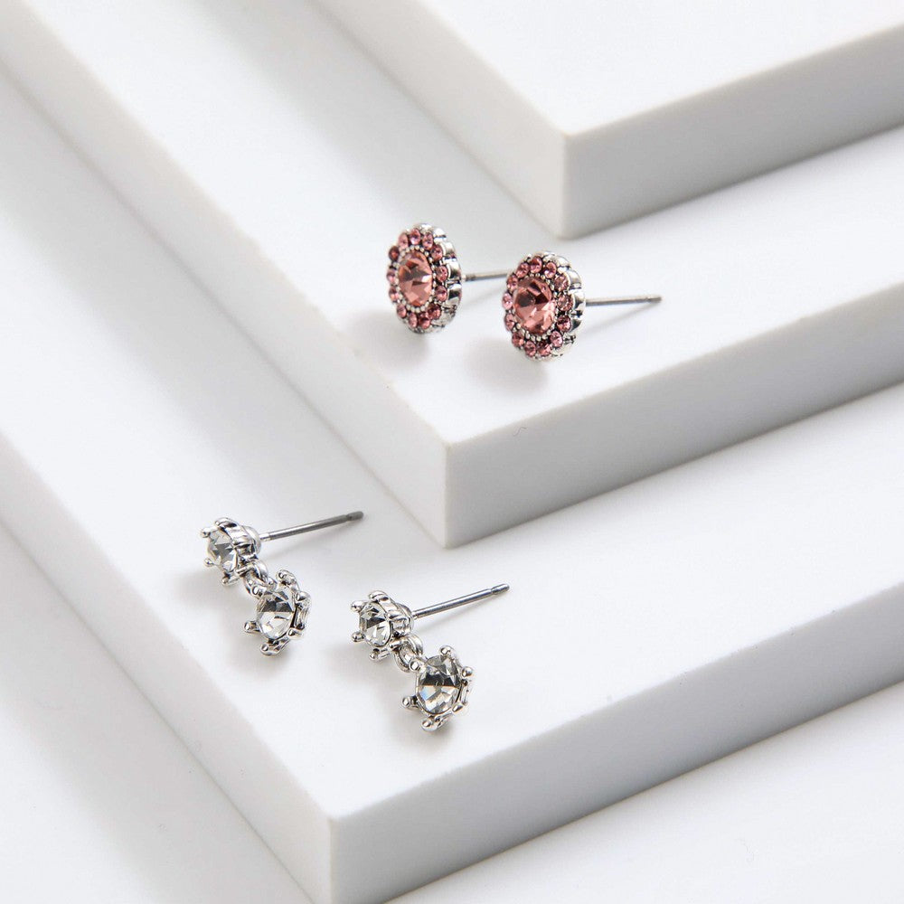 Set De Aros Roxy Plateado I-D