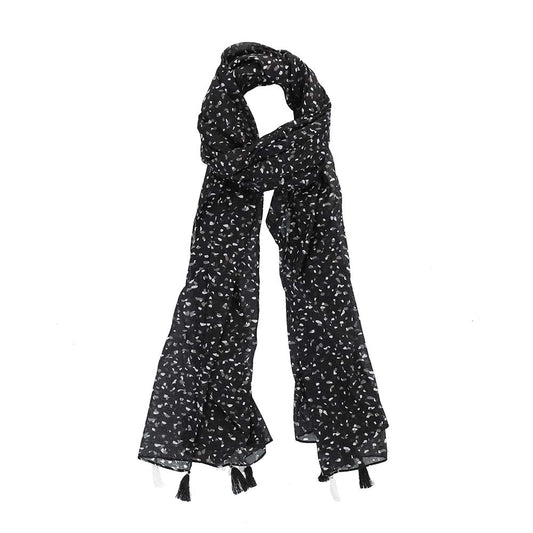 Pañuelo Estampado Dalmata negro Tatienne