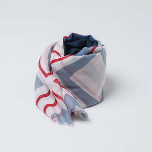 Pañuelo Estampado Margaux Azul i-D