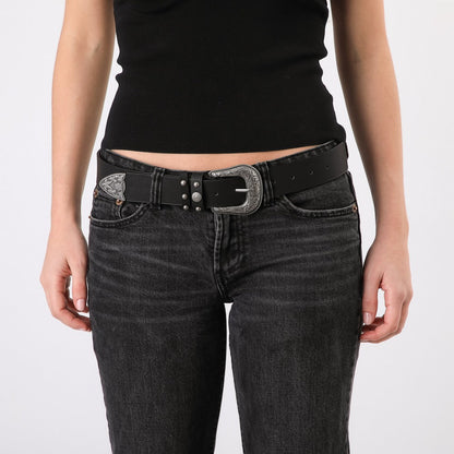 Cinturon Basic Negro Humana