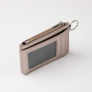 Tarjetero Exeter Ecocuero plateado ID