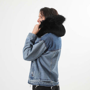 Cuello Balaclava Pelos Negro Humana