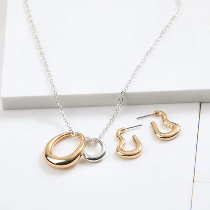 Set De Collar Yuna Dorado I-D