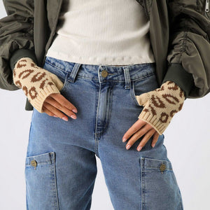 Guante Lana Saona Beige I-D