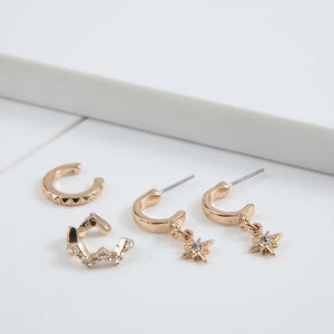 Set Aros Sparks Dorado i-D