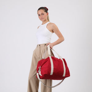 Bolso De Viaje Malvinas Canvas Cherry Tatienne