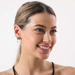 Set Aros Flower Verde Tatienne