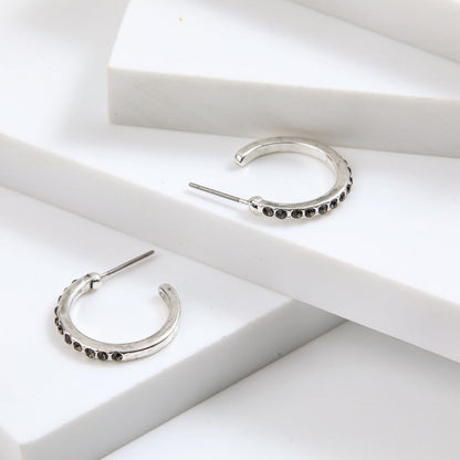 Aros Argollas Ema Silver Tatienne