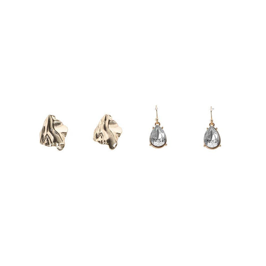Aros Set Velvet Dorados Tatienne