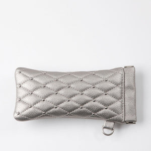 Estuche Para Anteojos Mat Plateado Humana