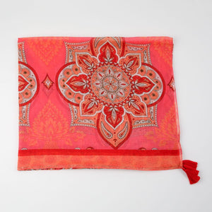 Pareo Estampado Mandalas Loto Fucsia Tatienne