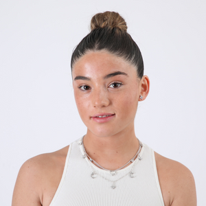 Set de aros y collar Lupe Plateado ID