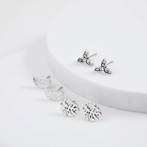 Set de Aros Valnera Plateados Tatienne