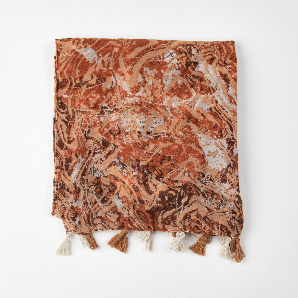 Pañuelo Estampado Nina Beige Tatienne