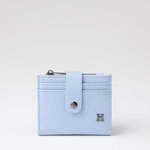 Tarjetero Jesi Ecocuero Celeste Humana