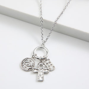 Collar Ronnie Plateado ID