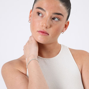 Pulsera Wella Elástica mostacillas cuadradas ID