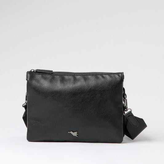 Cartera Cruzada Piscis Negra Tatienne