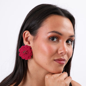 Aros Pegados Alda Fucsia Humana