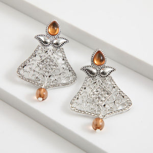 Aros Mediano Angel Plateado Tatienne