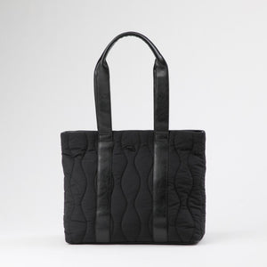 Cartera Tote Franklin Quilted negro Tatienne