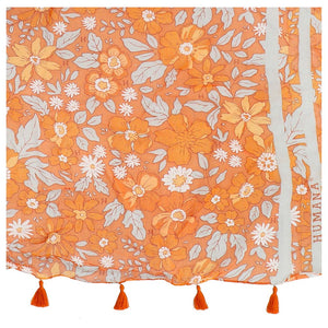 Pañuelo Estampado Blossom naranjo Humana