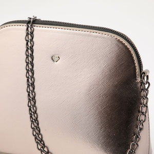 Cartera Bandolera Genova Plateado i-D