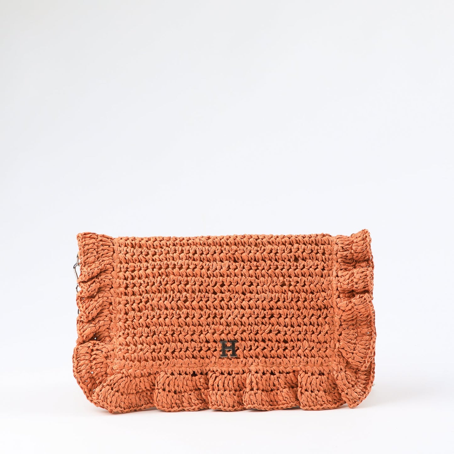 Cartera Clutch Naia Naranjo Humana