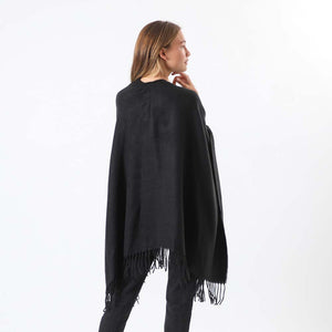 Poncho Fury Negro Humana