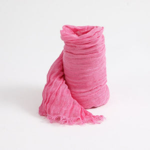 Pañuelo Liso Fucsia Plisado Humana