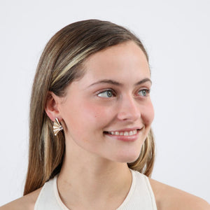 Aros Pegado Fan Dorado Humana