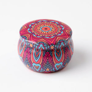 Joyero Metálico Mandala Fucsia Humana