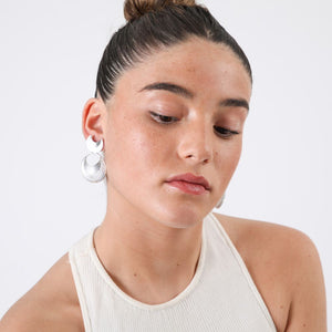 Aros Cazu Plateado ID