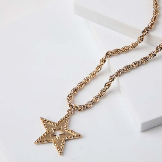 Collar Corto Gobiendes Dorado Humana