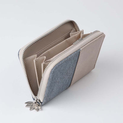 Billetera Mediana Wave Beige i-D