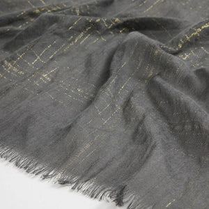 Pañuelo Liso Gris Lineas Humana