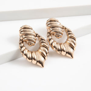 Aros Mediano Croisant Dorado Fiesta Humana