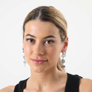 Aros Largos Phi Phi Plateados i-D