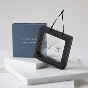 Aros Pegado Lagos Plateado Humana