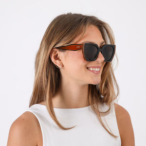 Anteojos de sol Santorini Cat-eye negro Bobs