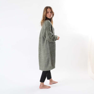 Sweater Tejido Melange Café Humana