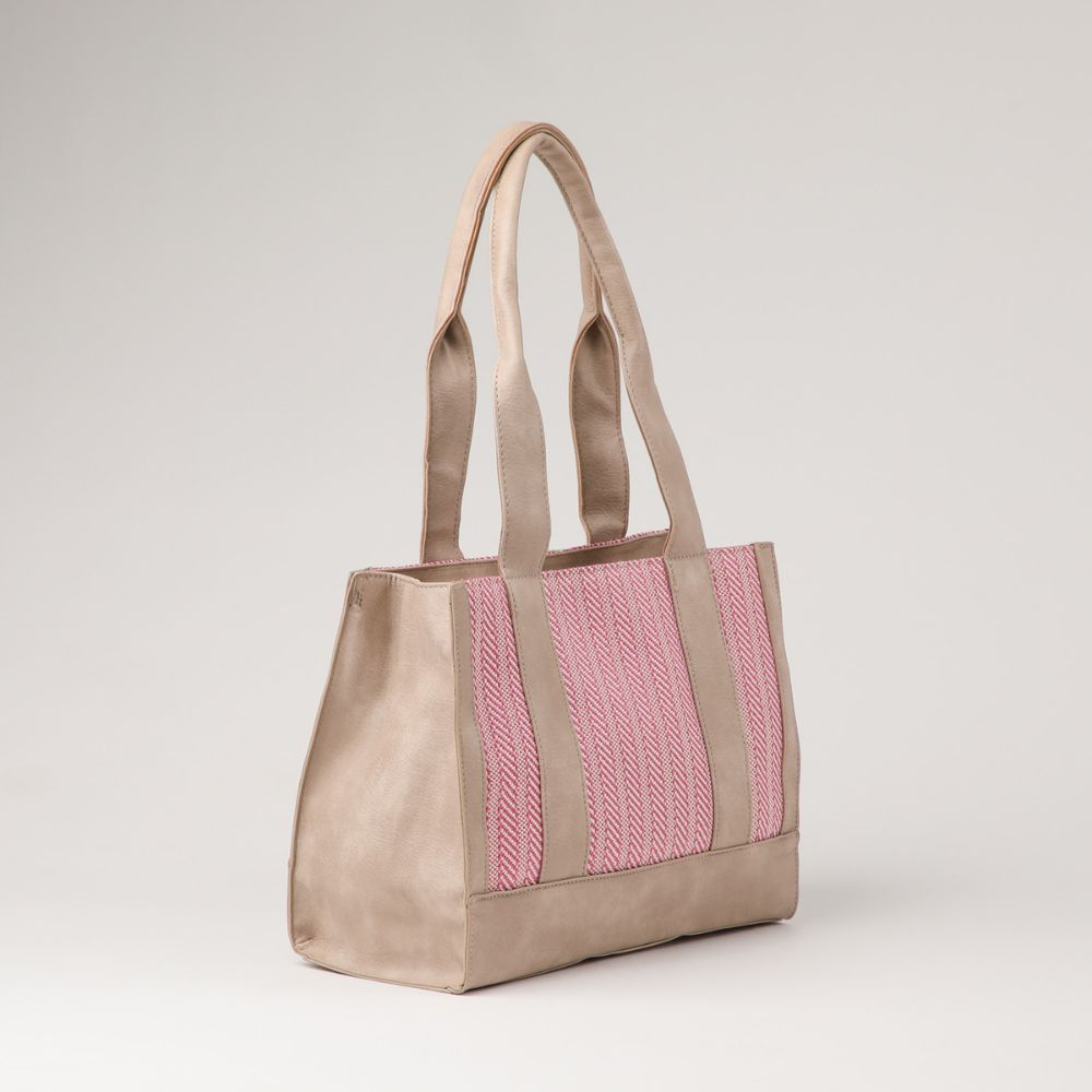 Cartera Hombro Ribadeo Beige Humana