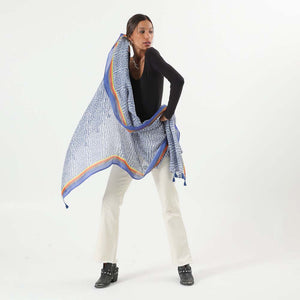 Pañuelo Estampado Azul Jane Humana