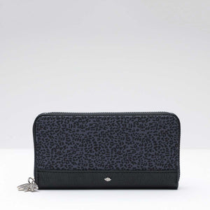 Billetera Grande Negra Cobalto i-D