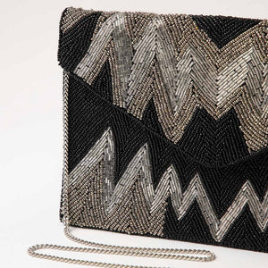 Cartera Clutch Ema Negro Humana