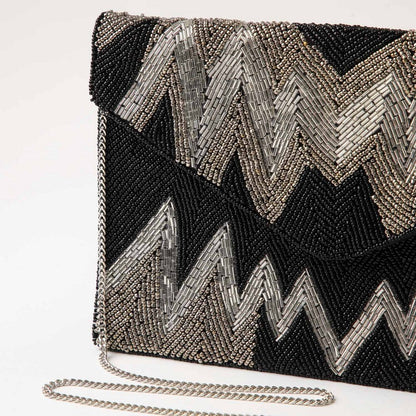 Cartera Clutch Ema Negro Humana
