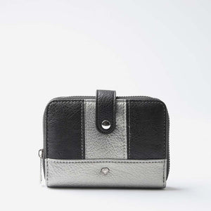 Billetera Mediana Laura Plateado i-D