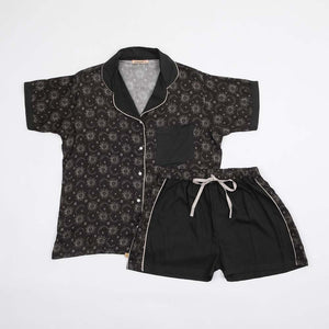 Pijama Moon Negro S Humana