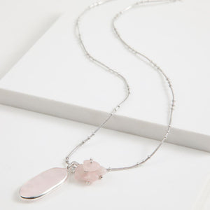 Collar Corto Aura Plateado Tatienne