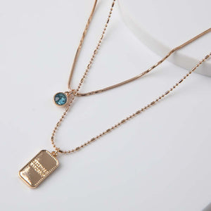 Collar Corto Sun Azul i-D